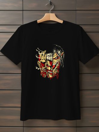 تیشرت طرح انیمه Attack on titan