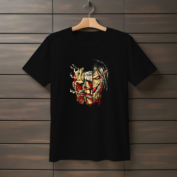 تیشرت طرح انیمه Attack on titan