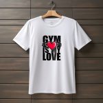 تیشرت با متن GYM