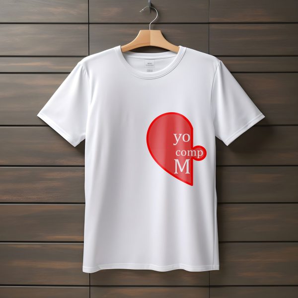 تیشرت با متن Heart puzzle (طرح ۱)
