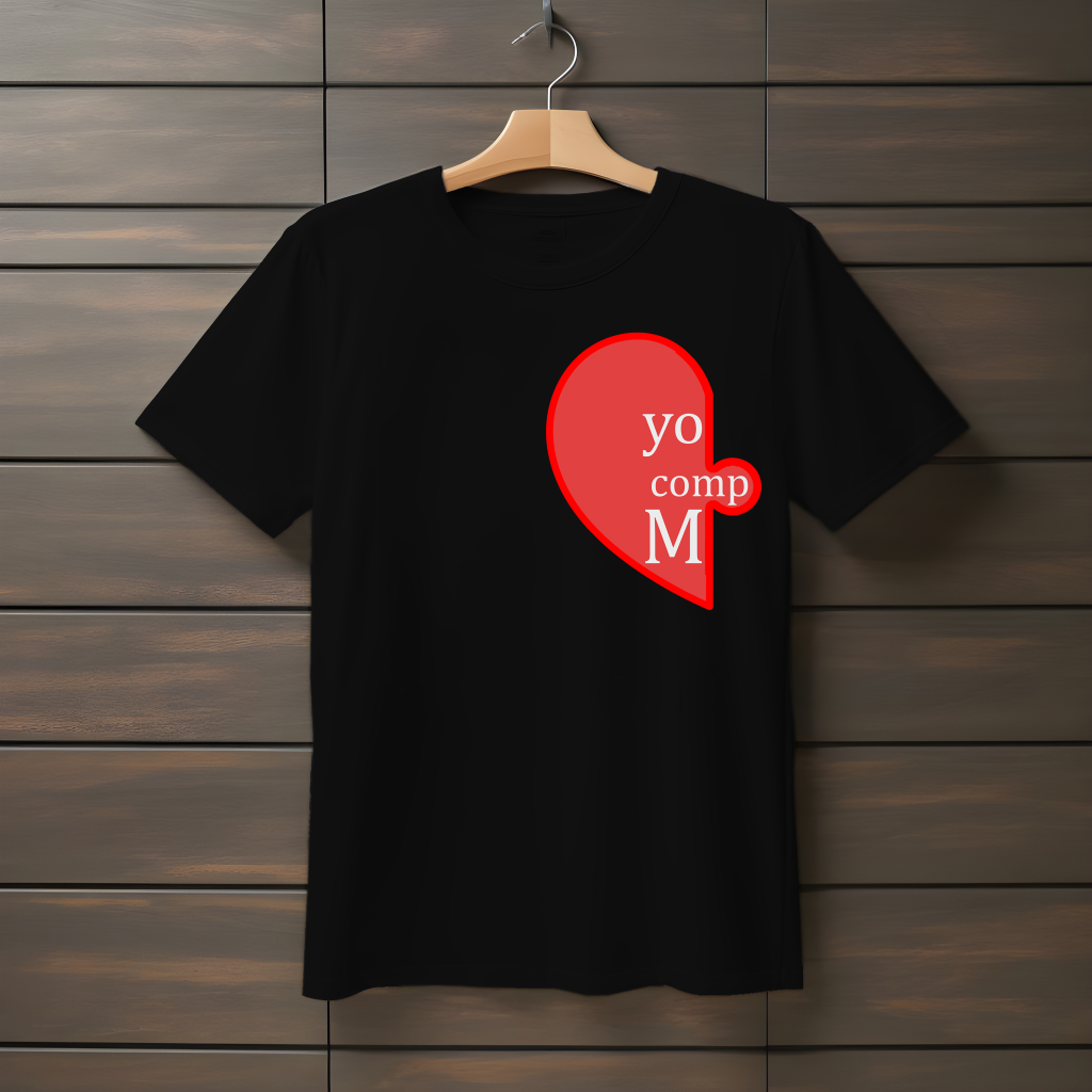 تیشرت با متن Heart puzzle (طرح ۱)