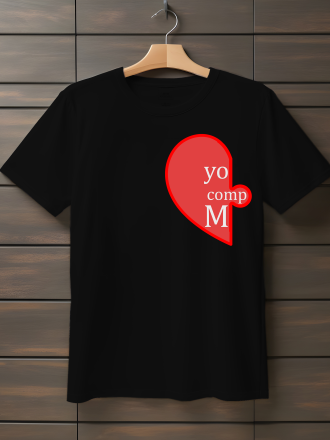 تیشرت با متن Heart puzzle (طرح ۱)