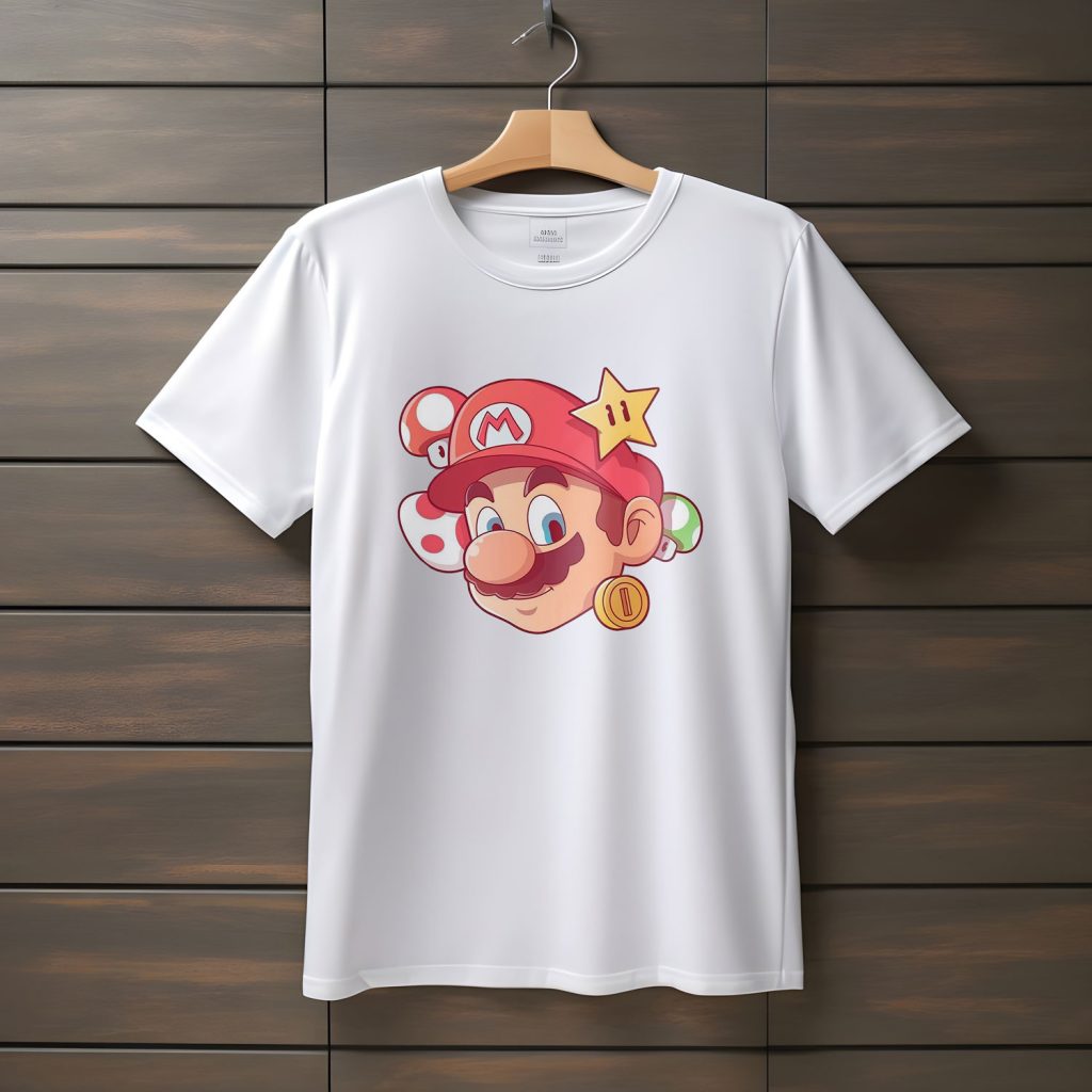 تیشرت بازی Mario (طرح ۲)