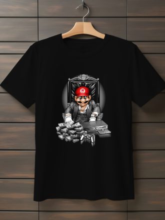 تیشرت با طرح Mario Godfather