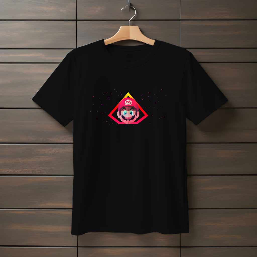 تیشرت با طرح Mario