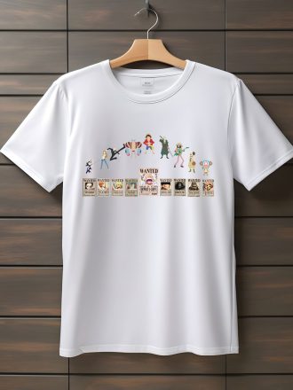 تیشرت با انیمه One piece all crew