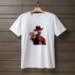 تیشرت با طرح بازی Red dead redemption (طرح ۲)