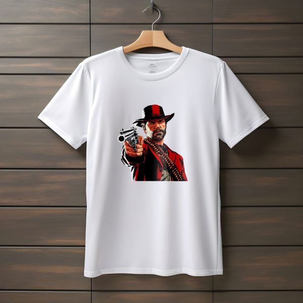 تیشرت با طرح بازی Red dead redemption (طرح ۲)