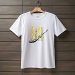تیشرت با متن گل عشقم را چیدی دانه به دانه چه عاشقانه (طرح ۱)