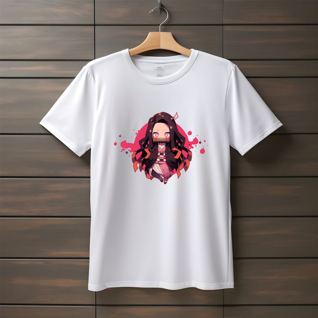 تیشرت با طرح انیمه Demon slayer (طرح ۳)