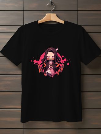 تیشرت با طرح انیمه Demon slayer (طرح ۳)