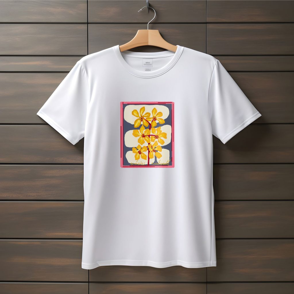 تیشرت با متن گل گلدون من شکسته در باد تو بیا تا دلم نکرده فریاد