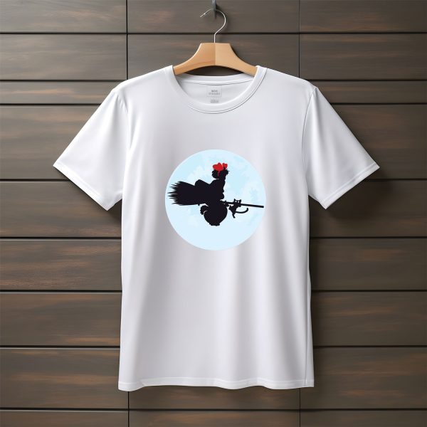 تیشرت با طرح انیمه Kiki's Delivery Service