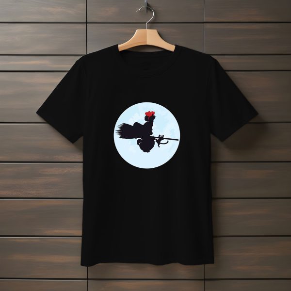 تیشرت با طرح انیمه Kiki's Delivery Service