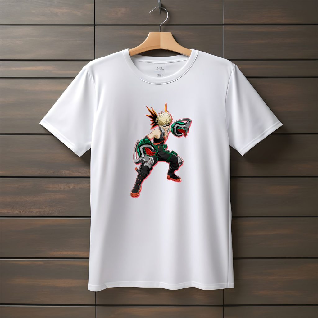 تیشرت با طرح انیمه My Hero Academia (طرح ۶)