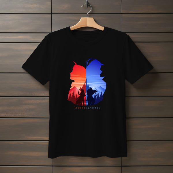 تیشرت با طرح انیمه Fullmetal Alchemist