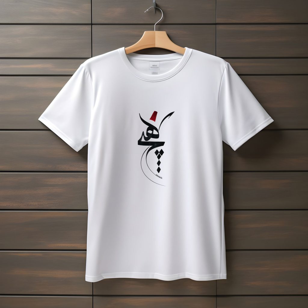 تیشرت با طراحی متن هیچ (طرح 7)