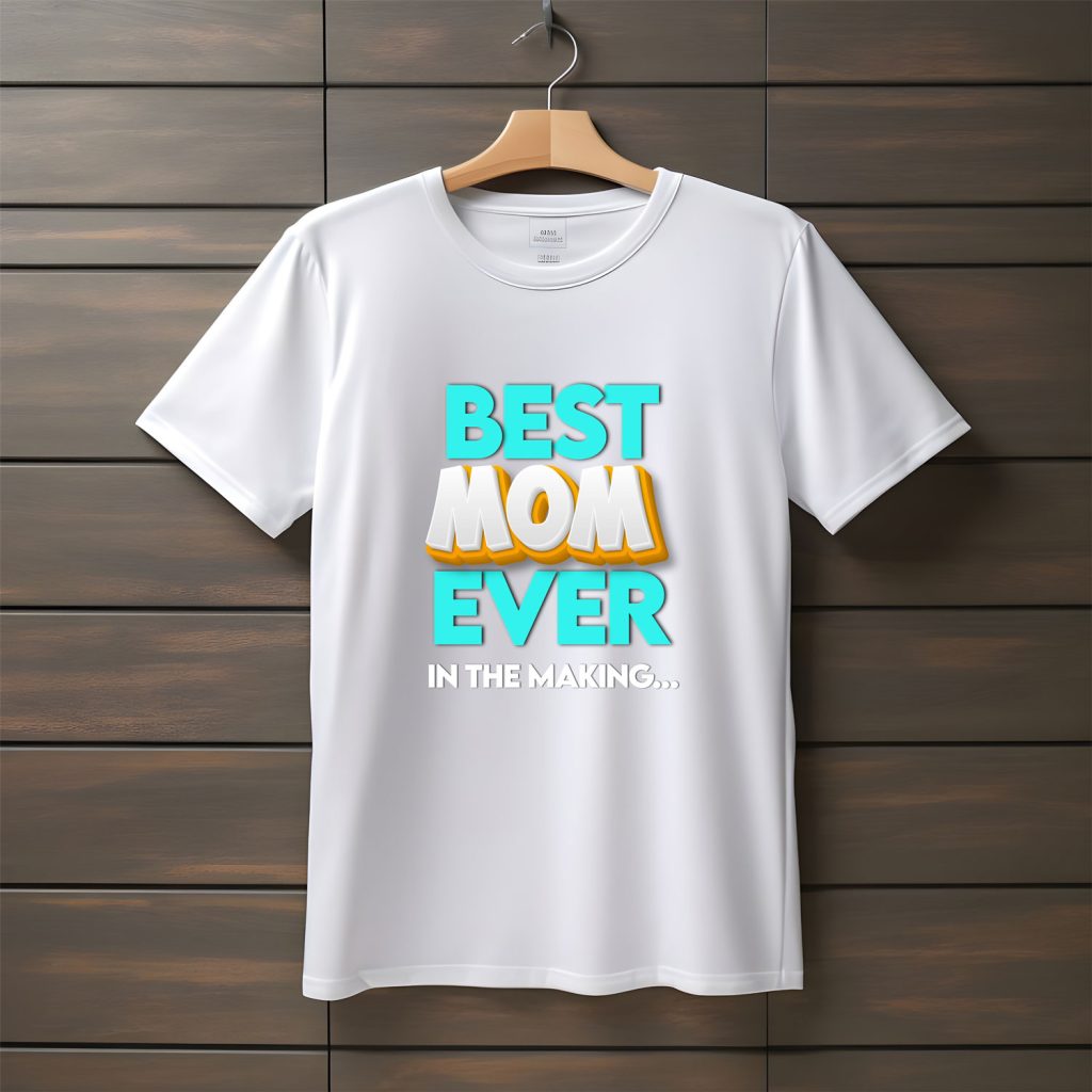 تیشرت با طراحی مادر